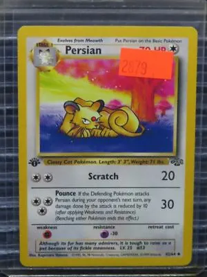 $0.99 • Buy 1999 Pokemon 1st Edition Jungle Persian Rare #42/64 (B) M867
