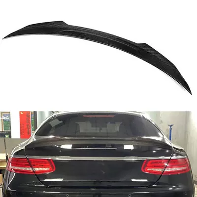 For Mercedes-Benz W217 C217 S550 S63 S65 AMG Dry Carbon Fiber Rear Spoiler Wing  • $1068