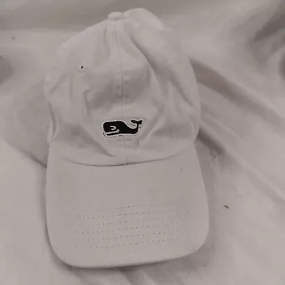 Vineyard Vines Strapback Adjustable Hat Cap Whale Sail Dad Men Women White Black • $8.99