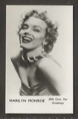 Greetings (fpf Ltd)-film Stars And Screen Goddesses 1960-#142- Marilyn Monroe • $32.82