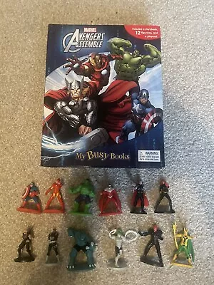 Marvel Avengers Childrens Kids Book Action Figures Figurines Toys Playmat • £1.90