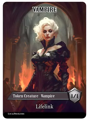 3x Vampire Token  #2 - Custom Tokens For MTG • $4.99