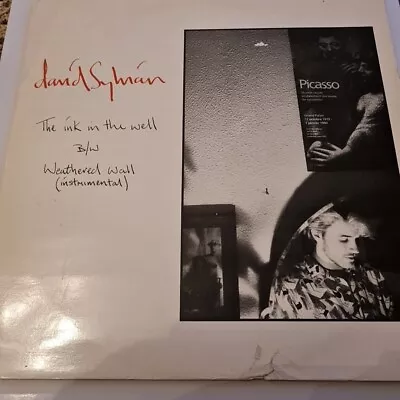 Japan Vinyl 12” Ink In The Well David Sylvian. Not Poster Sleeve. • £6.50