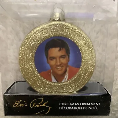 Elvis Presley Glass Christmas Ornament Kurt S Adler New In Original Package • $8.50