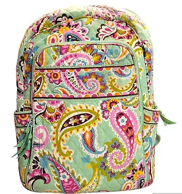 Vera Bradley Tutti Fruitti Paisley Backpack With Laptop Pouch • $30