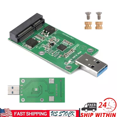 MSATA SSD USB 3.0 To Mini PCIE External MSATA To USB 3.0 SSD Convertor Adapter • $9.69