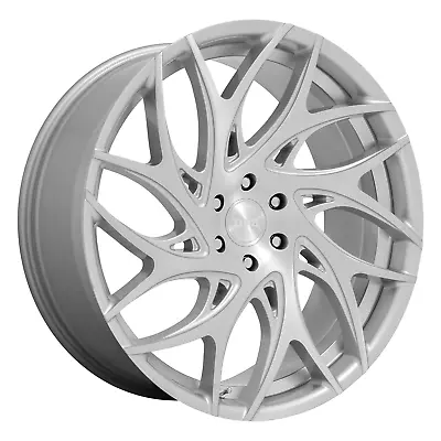 DUB 1PC S261 G.O.A.T. 24x10 6x135 Silver Brushed Face 24  30mm For Ford Lincoln • $565