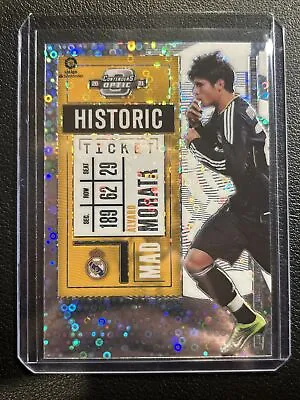 Alvaro Morata Panini Chronicles Soccer 2020-21 Silver Circles Historic Ticket • $12.99