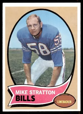 1970 Topps Mike Stratton Football Buffalo Bills #252 • $3.68