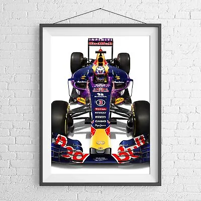 $9.95 • Buy FORMULA 1 GRAND PRIX RED BULL RACING CAR POSTER PICTURE PRINT Size A5 To A0 *NEW