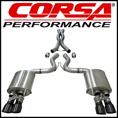 Corsa 3  Cat-Back Exhaust System Kit Fit 2018-2020 Ford Mustang GT Fastback 5.0L • $2005.82