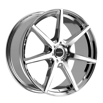 Motiv 17x7.5 Wheel Chrome 432C Rigor 5x4.5/5x120 +40mm Aluminum Rim • $229.99