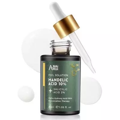 Mandelic Acid 10% With Salicylic 2% Tea Tree Oil AHA BHA Skin...  • $19.31