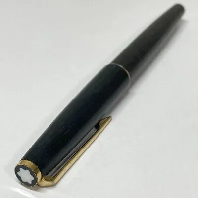 £65.88 • Buy Japan Fountain Pen Montblanc 220 Matte Black 14K Gold Nib Vintage 