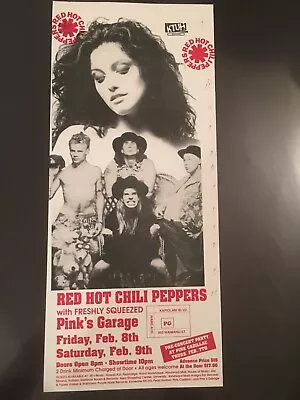 $74.95 • Buy 🔴red Hot Chili Peppers🌶 1991 Vintage Hawaii🏝 Concert Poster