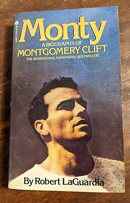 Monty: A Biography Of Montgomery Clift By Robert Laguardia 1978 1st Avon PB Ed. • $13.99