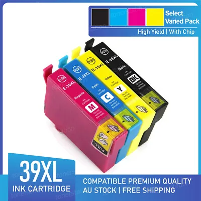$15.50 • Buy Non-OEM Ink Cartridges 39 39XL T39XL E-39XL For Epson XP2105 XP4105 Printer