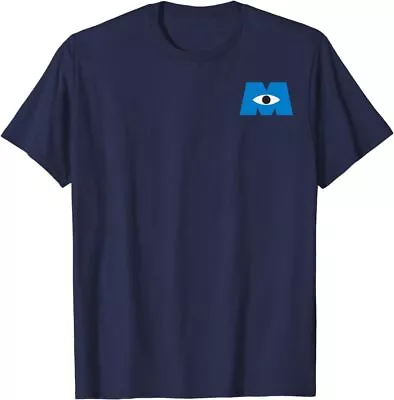 Pixar Monsters Inc. Classic Iconic Retro Pocket Logo T-Shirt • $18.99