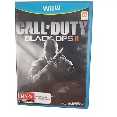 Call Of Duty Black Ops II Nintendo Wii U Game - First-Person Shooter VGC • $15