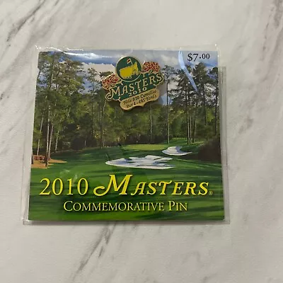 2010 Masters Golf Sealed Commemorative Pin - Phil Mickelson Winner • $28