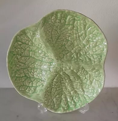 Vintage Cabbage Divided Serving Plate Made In England • £8