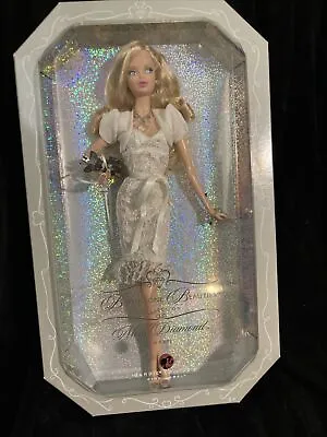 Miss Diamond Barbie Doll April Birthstone Beauties Collection Pink Label K8693 • $65