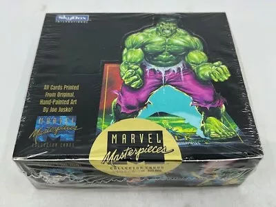 AUCTION #10 1992 Skybox Marvel Masterpieces Hobby Box Sealed • $43