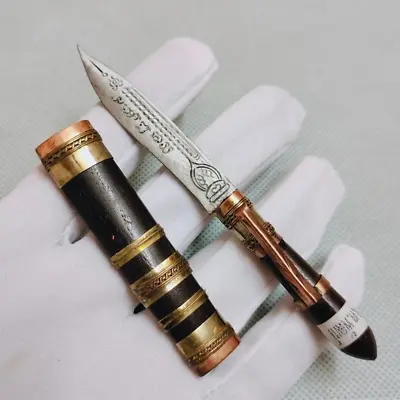 Meed Mor Talisman Knife LP Pat Wat Huay Duan Mantra Dagger Thai Buddha Amulet • $34