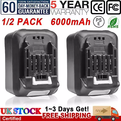 6.0Ah 12-Volt For Makita BL1041 BL1040B 10.8V CXT Lithium Ion Slide Type Battery • £16.99