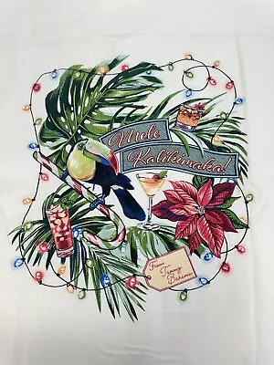 Nwt Tommy Bahama Mele Kalikimaka Hawaiian Camp Holiday Silk Shirt Xxxl 3xl $158 • $129.95
