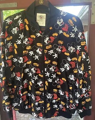 Vnt Mickey Co Disney Honey Fashions Jacket USA Mickey Mouse See Desc Size XL? • $45