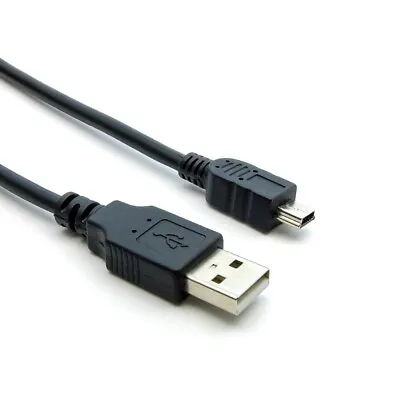 Black 10FT 2.0 USB Cable Type A To Mini B Male To Male 5 PIN For Camera • $8.49