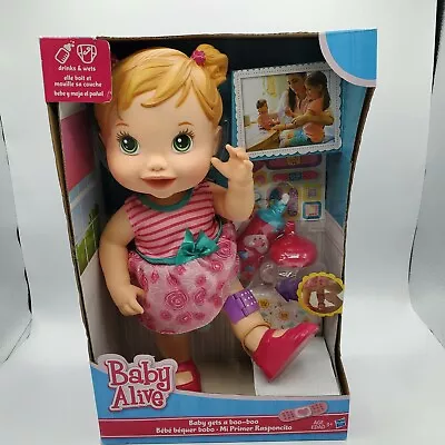 Baby Alive Blonde Baby Gets A Boo Boo New Sealed In Box Drinks Wet  • $205.54