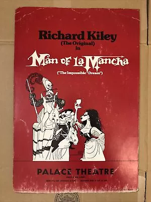 Man Of La Mancha Original Broadway Poster Reproduction 14“ X 22“ • $96