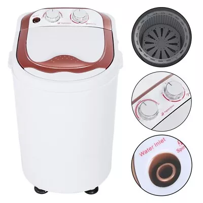 110V Mini Portable Washing Machine Semi-Automatic Laundry Washer Spinner F/ Dorm • $63.09