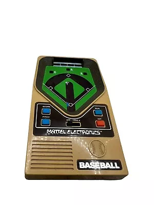 Vintage 1978 Mattel Electronics Baseball Handheld  Game Works 9 Volt Battery • $41.99