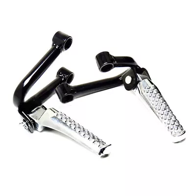 2X Motorcycle Cross-country Refit Rear Passenger Foot Pegs Pedal Stand US STOCK • $57.99