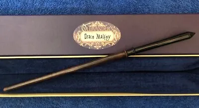 Draco Malfoy's Wand 13.5  Harry Potter REAL WOOD Ollivander's Noble Wizard HP • $48