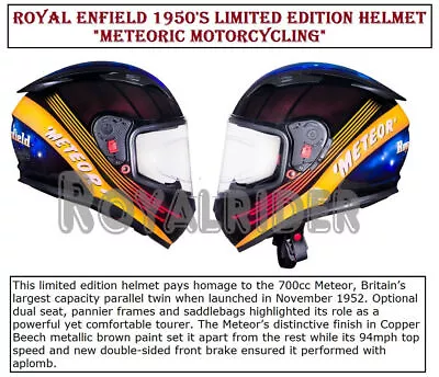 Royal Enfield 1950's Limited Edition Helmet  Meteoric Motorcycling  • $395.05