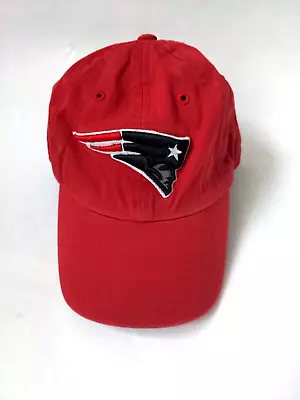 '47 Brand New England Patriots Hat Men's Strap Back Baseball Cap OSFA Red Small • $17.99