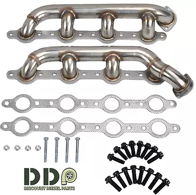 Stainless Steel Headers Manifolds For Ford Powerstroke F250 F350 F450 7.3L 99-03 • $239.95