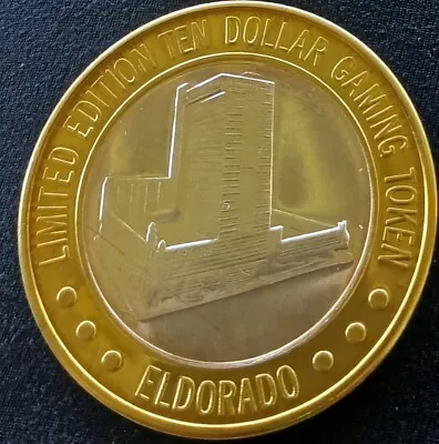 $10.58 • Buy Eldorado $10 Gaming Casino Token .999 SILVER Strike