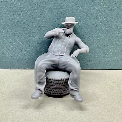 14 Carlos Sitting Leaning Guy Figure For Diorama 1/24 1/25 • $8