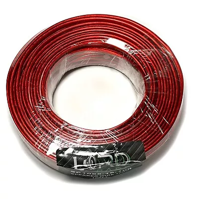 $9.95 • Buy 50 Ft 18 Gauge AWG Speaker Wire Cable Car Home Audio 50' CCA 