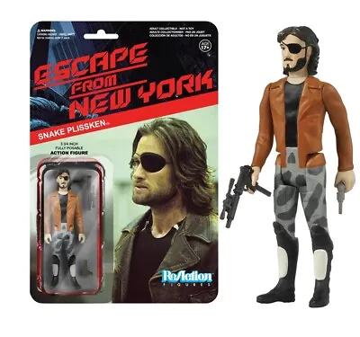 $14.98 • Buy Super7 ReAction (3.75 Inch) Carded Escape From NY Snake Plissken (Jacket)
