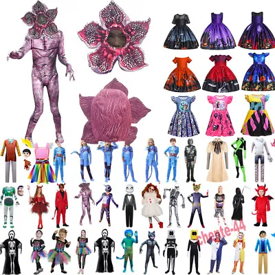 £21.09 • Buy Halloween Ghost Skeleton Cosplay Costume Party Horror Kids Boys Girl Fancy Dress
