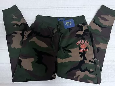 Polo Ralph Lauren Camo Print Knit Jogger Pajama Pants Camouflage Men's 2XL Polo • $44.97