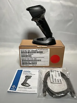 New Zebra  Motorola Symbol 2D Barcode Scanner DS9908-SR00004ZZWW **With Cable** • $92.96