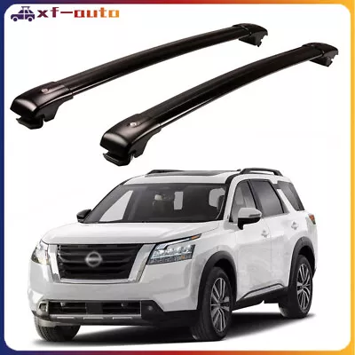 Fits For Nissan Pathfinder 2022-2023 Crossbar Roof Rack Rails Rack Bars 2PCS • $260.21