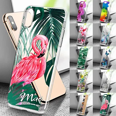 $9.99 • Buy Personalised Name Clear Phone Case For IPhone 13 12 11 8 7 6 SE Plus Pro Max XR